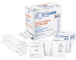 Guanti chirurgici sterili in lattice ZETALATEX - CF da 50 paia