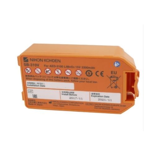 Batteria per defibrillatore AED 3100 Nihon Kohden al litio