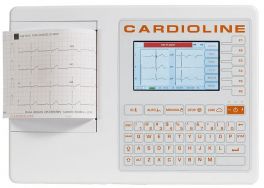 Elettrocardiografo Cardioline ECG100S con tastiera, cover, USB