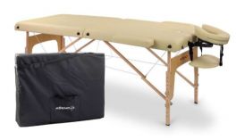 Lettino massaggi in legno di faggio a 2 sezioni | VINCAL