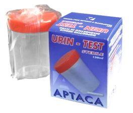 Contenitore urine 150 ml con scatola