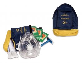 Kit rianimazione PVS® per defibrillatore, completo di custodia