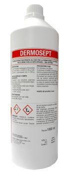 Sapone antisettico liquido DERMOSEPT Nuova Farmec® - a base di Clorexidina gluconato - 0,5 LT